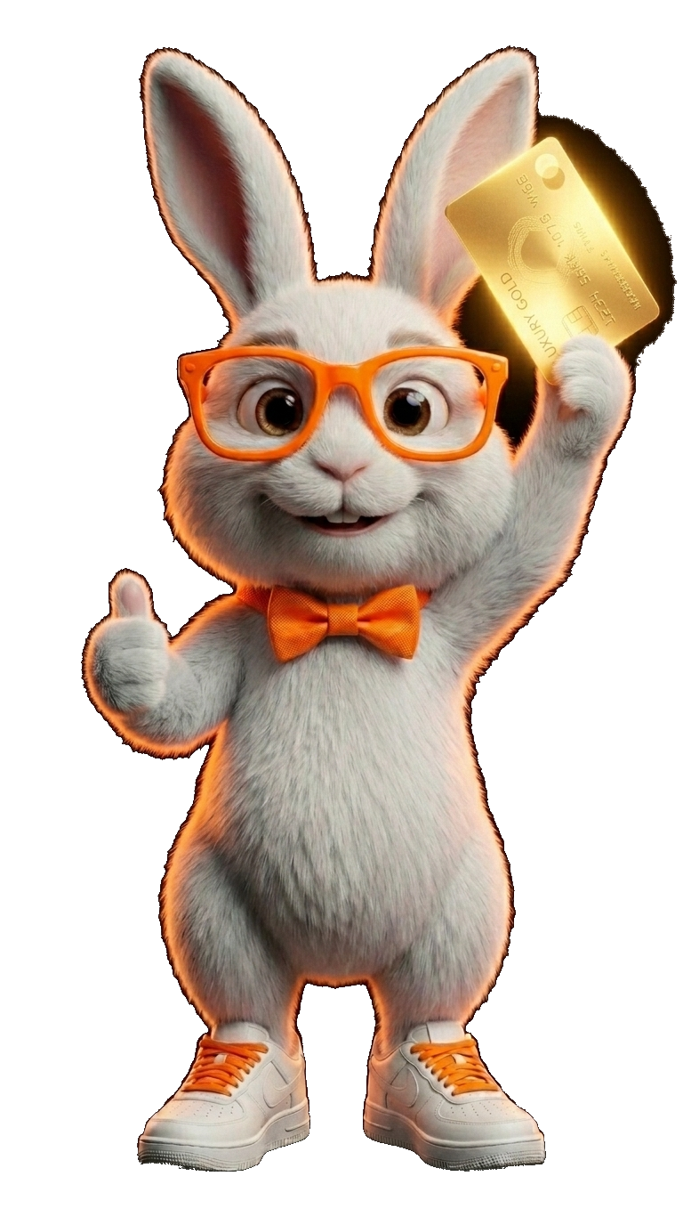 ResetCredit 3D Mascot - Victory